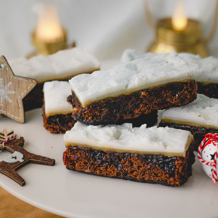 Christmas Cake Slice - Gluten Free and Vegan
