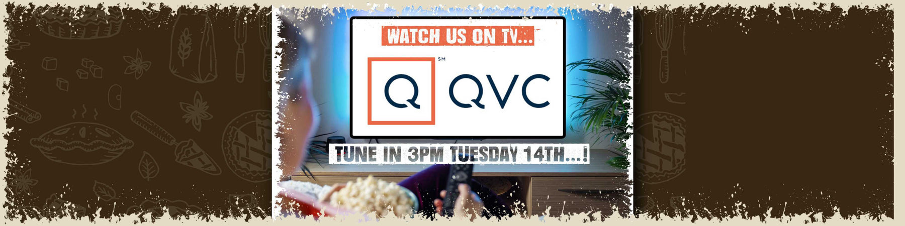 Tune in to QVC at 3pm on 14th May! 📺