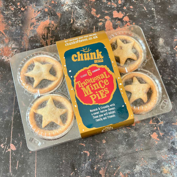 Traditional Mince Pies (pack of 6) - Gluten Free and Vegan