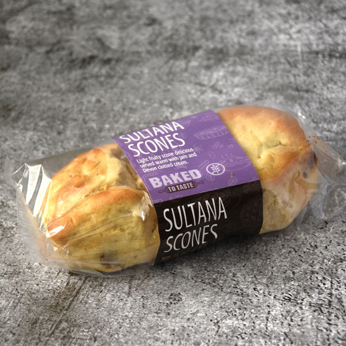 Sultana Scones (Pack of 2 individual scones) - Gluten Free